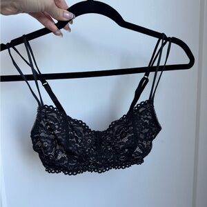 Chic Black Lace Bralette
